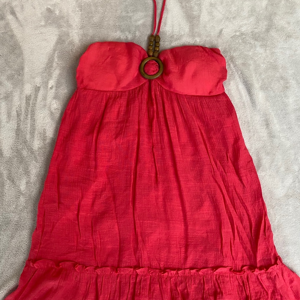 Rosetta by be cool Pink Dress Tie Neck